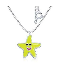 Smiling Star Kids Necklace SPE-3895 (CO13)